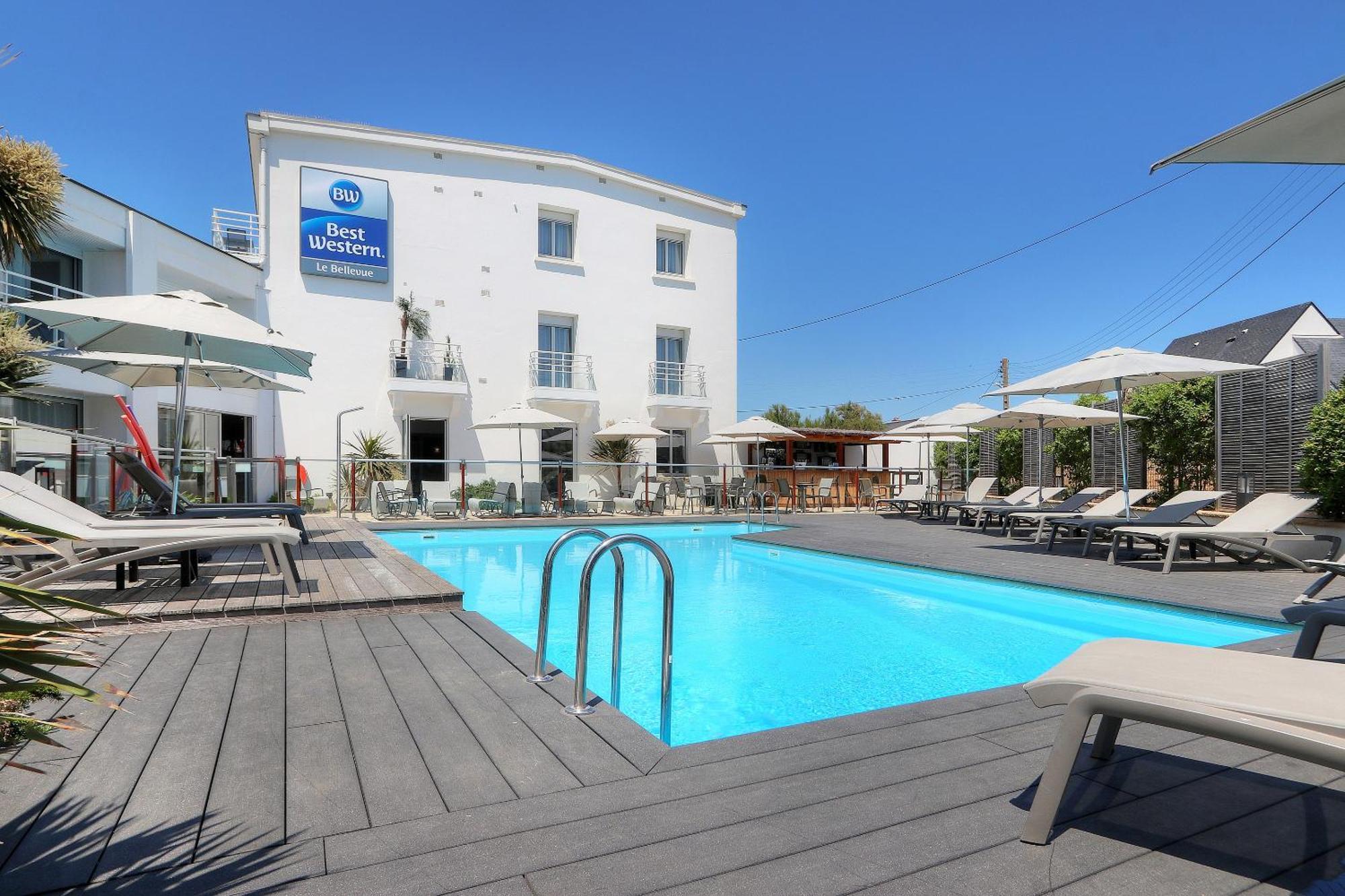 Best Western Hotel Le Bellevue Куиберон Екстериор снимка